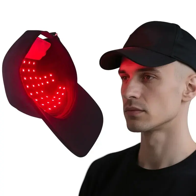 Rechargeable Light Relaxation Cap, LED Hair Care Hat for Hair Health with Blue Light, Lithium Battery, New Condition, Ideal for Friday Sale