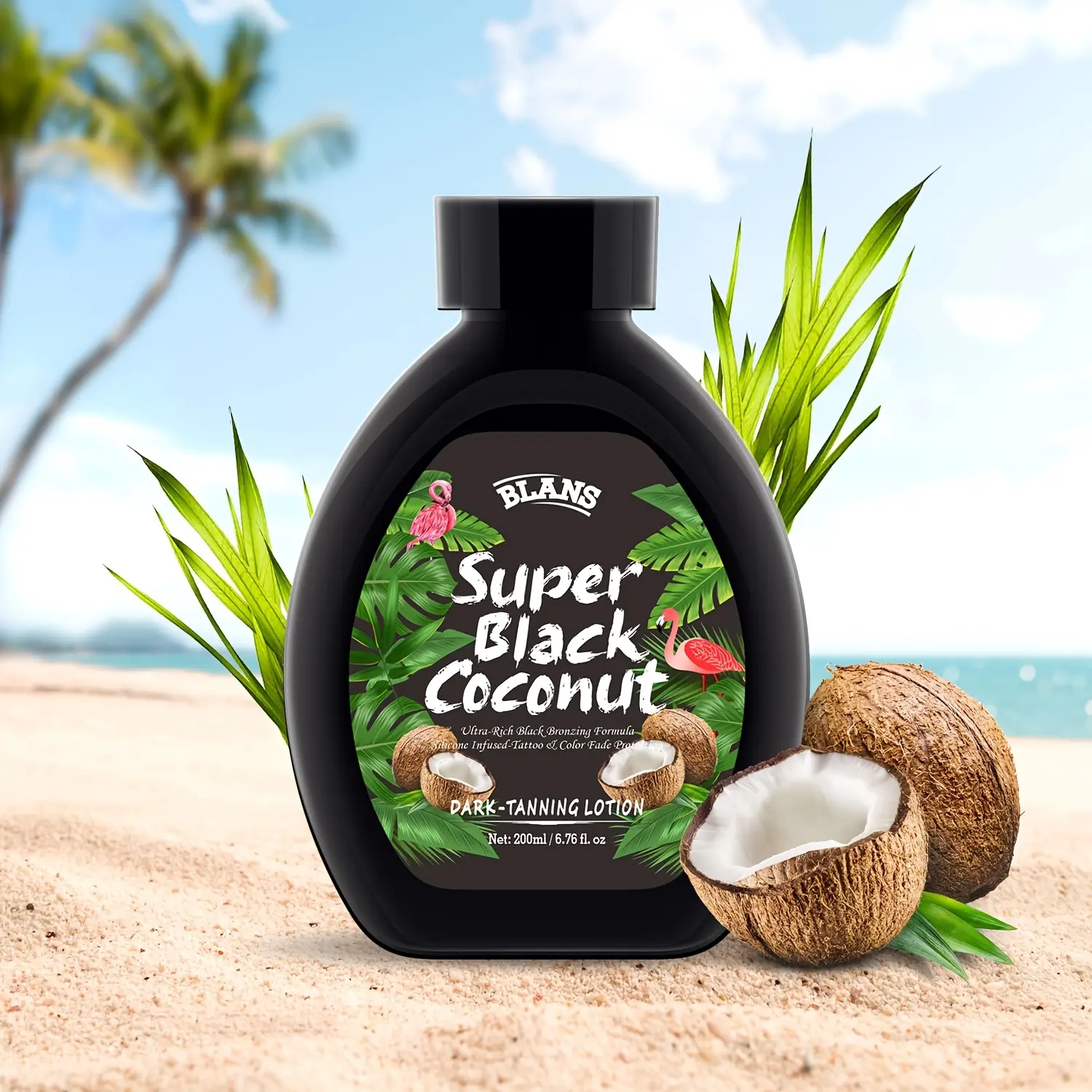 Blans Tanning Lotion, Indoor Tanning Beds & Sun Tan, Bronzing Tanning Lotion,Hydrating Moisturize Body Care Moisture Moisturizer Cosmetic Moisturizing Skin Repair