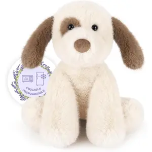 P-Heatable & Coolable Dog Stuffed Animal, Heating Pad Microwavable for Soothing & Relaxation, Lavender Scented Stuffed Dog Plush for Stress Relief, Puppy Plushie Gifts for Kid & Women