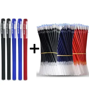 1 Set 0.5mm Gel Pen & Refill, Portable Smooth Writing Pens, Office Stationery & Supplies Kit For School Office