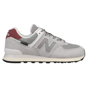 New Balance Mens 574 Lace Up Sneakers Shoes Casual - Grey New Balance Mens 574 Lace Up Sneakers Shoes Casual - Grey