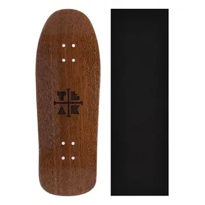 Carlsbad Cruiser Wooden Fingerboard Deck, "Leather Bound Book" - 34mm x 100mm