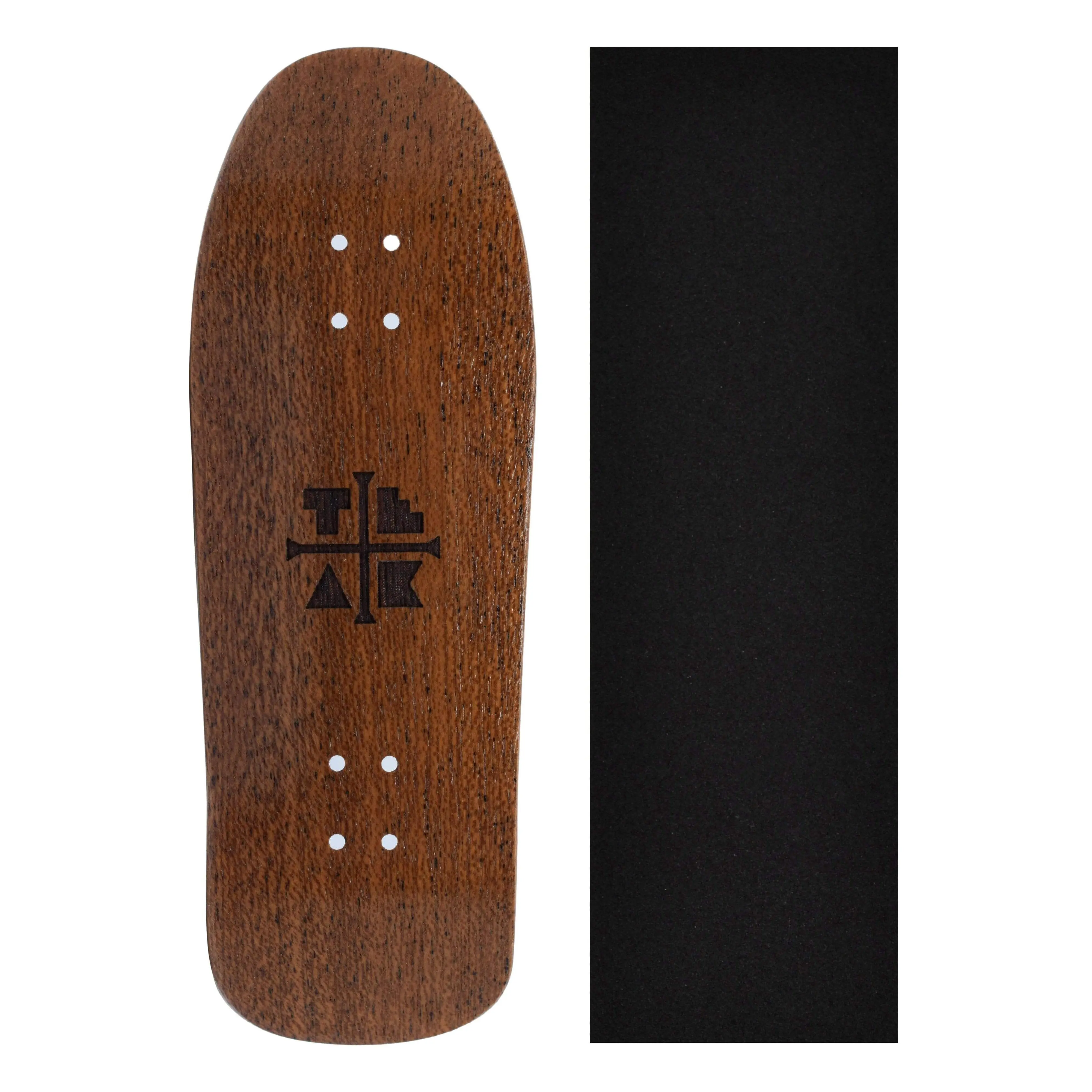 Carlsbad Cruiser Wooden Fingerboard Deck, "Leather Bound Book" - 34mm x 100mm