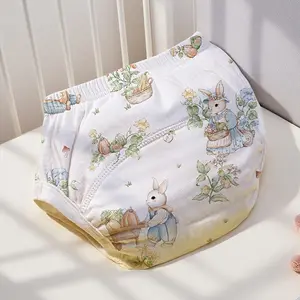 Training Diapers Replace Disposable Nappies, Washable Quick-Dry Easy Care, Wide Leg Ultra Comfort, High Elastic Fit Multi-Months, Mom's Blessing