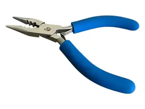 Hair Extension Fusion Pliers 5 Inch 3 Hole 4mm 3mm 2mm Micro Nano Ring Bead Closer Remover Tool Non Slip Handle Professional Salon Use  Precision Design Compact Size Ergonomic Grip