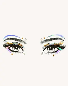 Bubbly Babe Holo Face Gem Sticker Pack