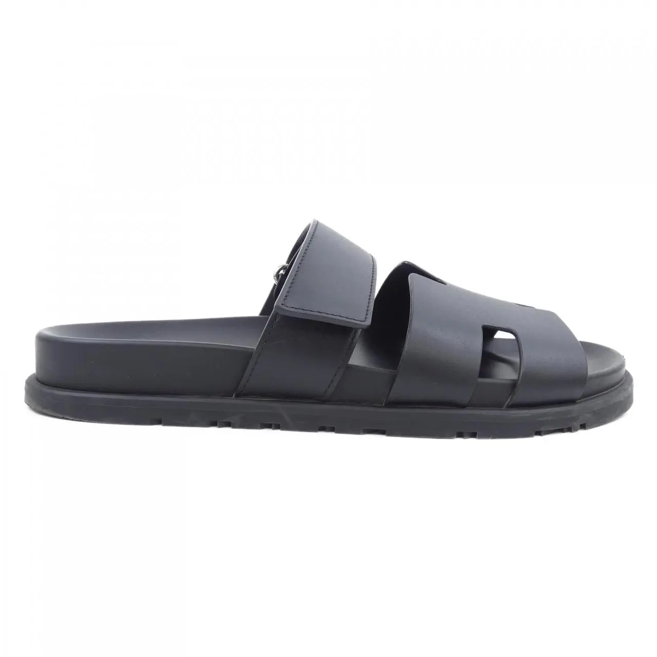 Pre-owned HERMÈS Calfskin Small Leather Goods Hermes Chypre Calf Sandals