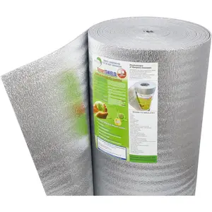 SmartSHIELD -5mm 16''X50ft R17 Insulation Roll, Foam Core Radiant Barrier, Thermal Insulation - FOIL / FOIL