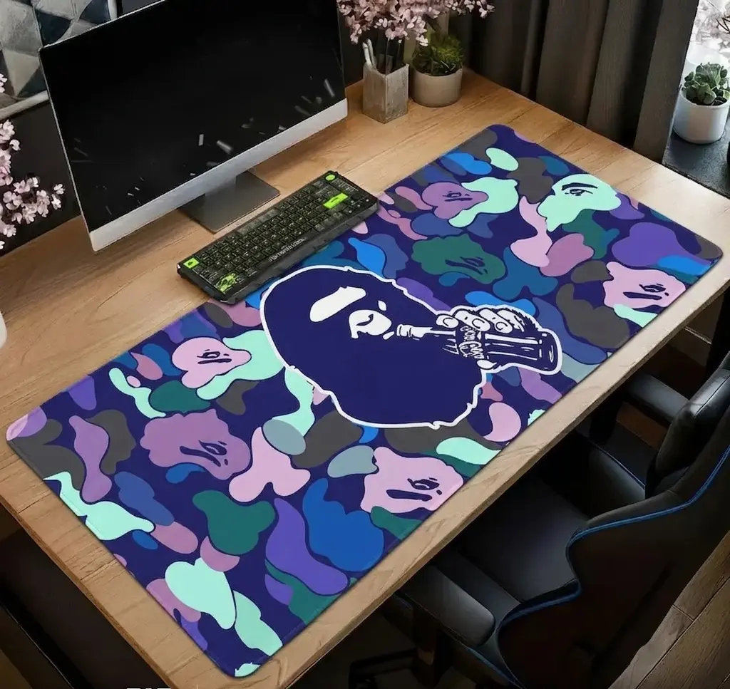 Multicolor Camo Hypebeast Gaming Desk Mat Gaming Accessories – FASTSHIPPING