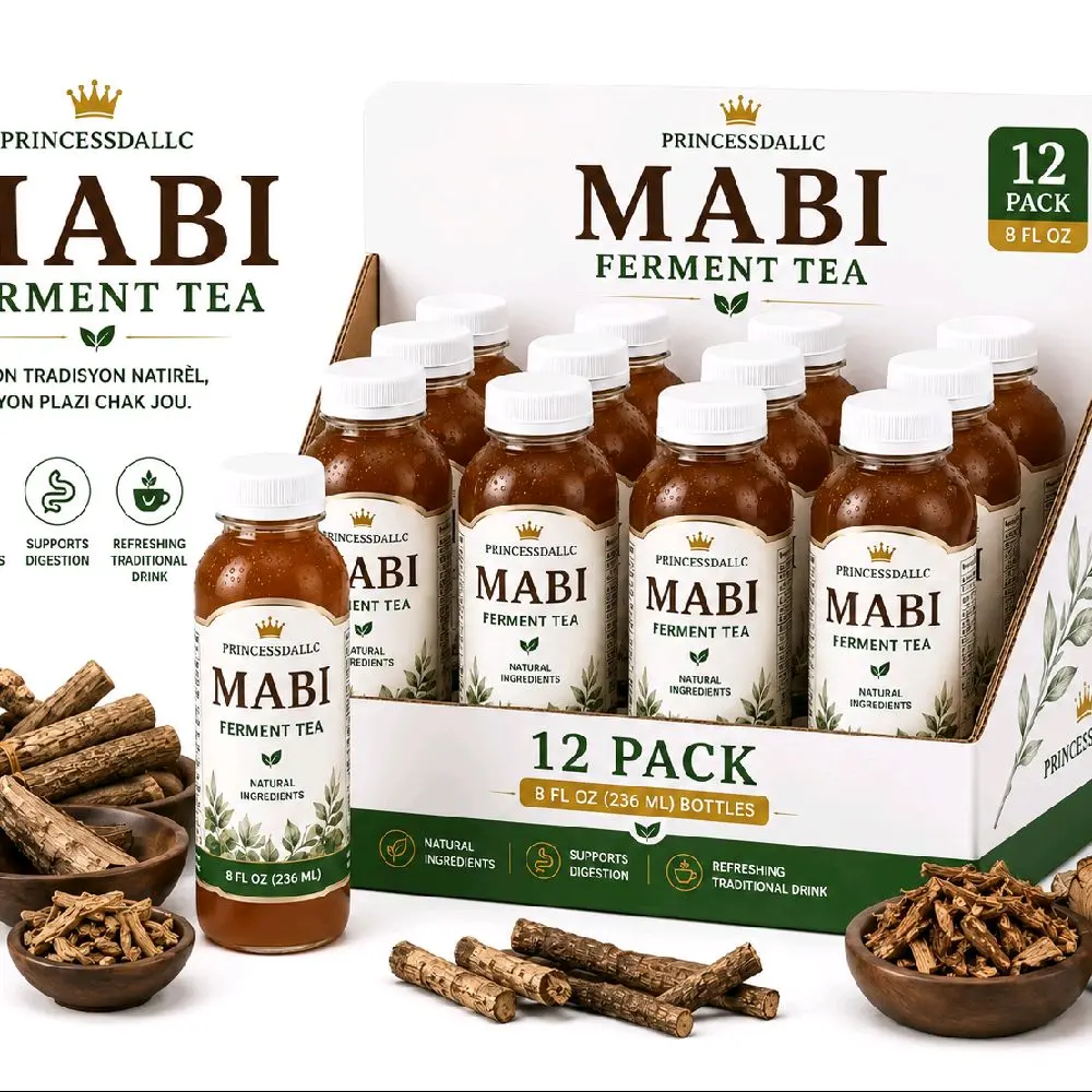 12 Pack Mabi Haitian Traditional Tea Fermented Drink