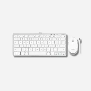 USB Wired Slim Keyboard and Mouse Combo for Mac - Aluminum
