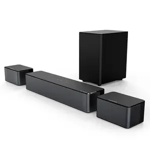 Poseidon M3T 5.1 Soundbar  5.1-Channel Sound Bar: 350W Peak Power, 2 Surround Speakers, Bluetooth Subwoofer. Ideal for Smart TVs, Home Theaters & PC Gaming. Comes with Smartphone-Controlled Cinematic Remote. Springtok