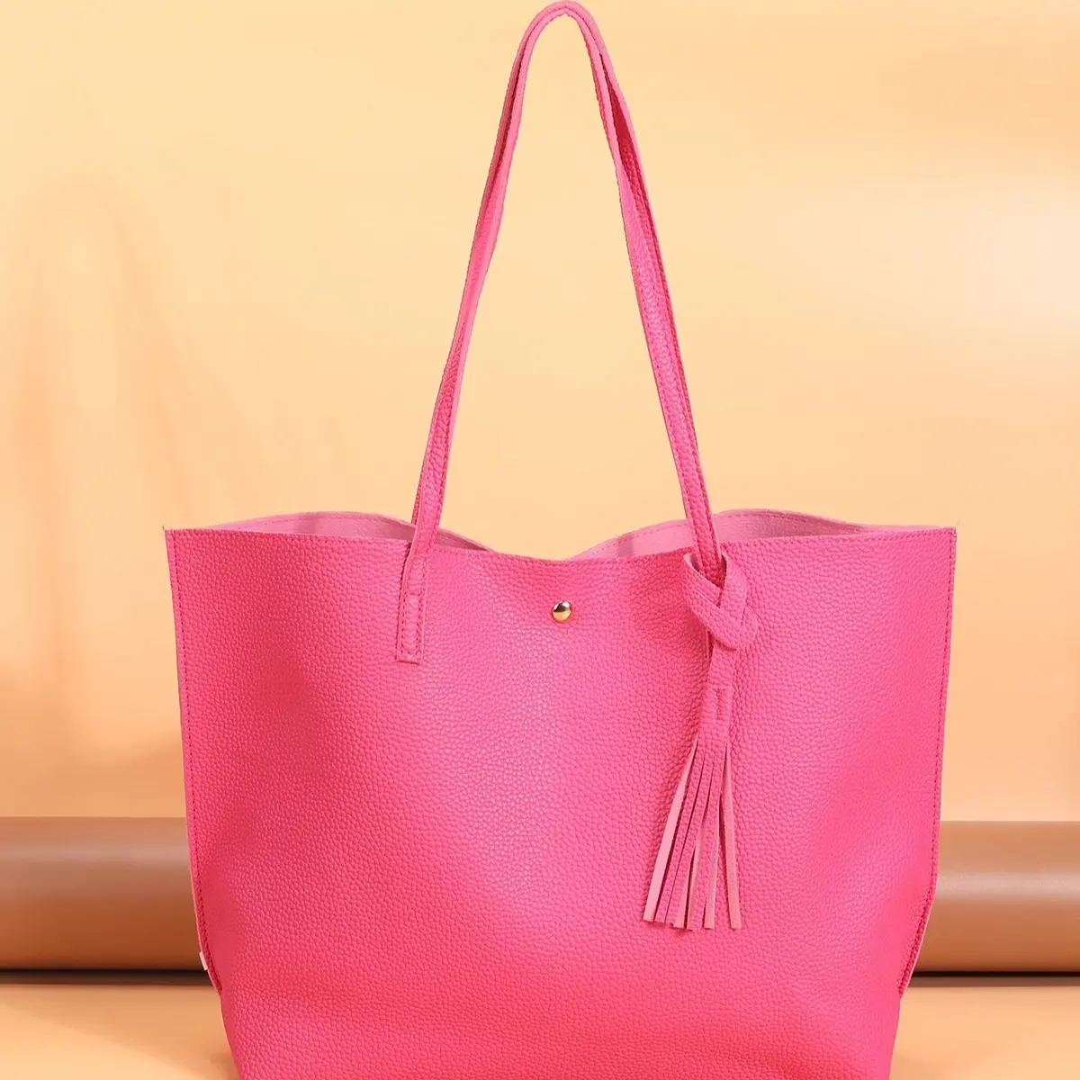 [Model Name] Pink Handbag with Large Capacity tote bag women handbag  large handbag