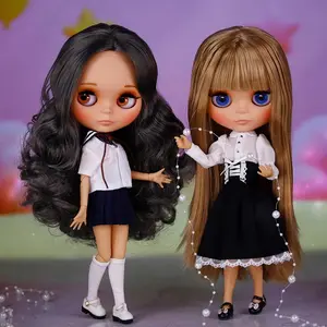 ICY DBS Blyth Doll, 1/6 BJD Doll with Tan Skin, Matte Face & Styled Eyebrows, Neo Body, Special Price Christmas Gift for Anime Enthusiasts