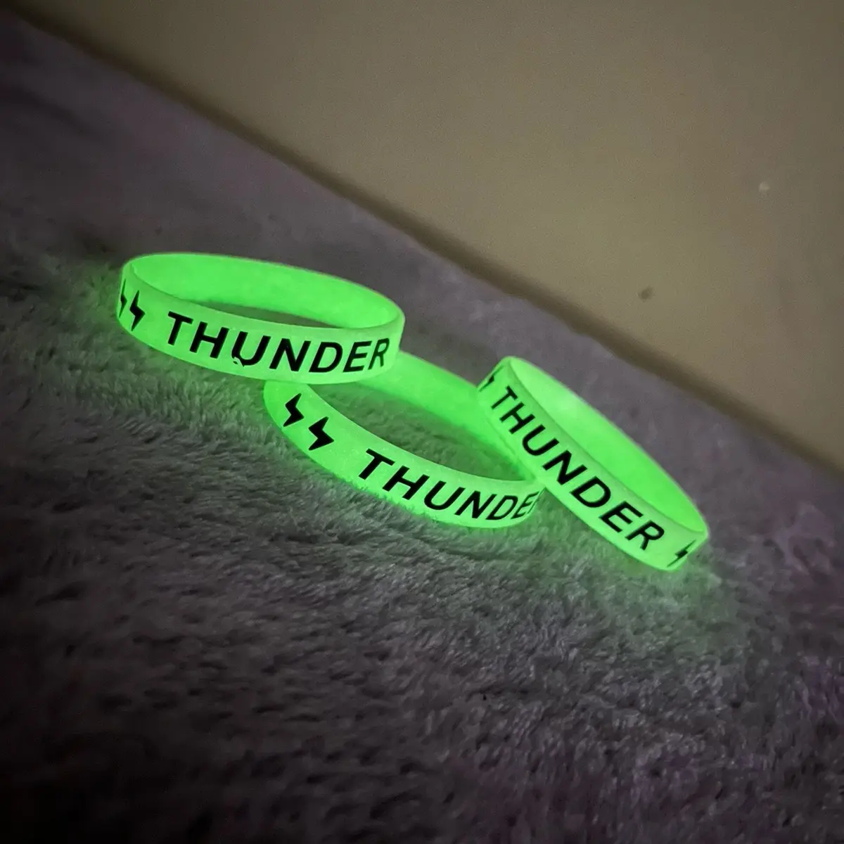 Glow in The Dark”THUNDER”Bracelet Glow in The Dark”THUNDER”Bracelet