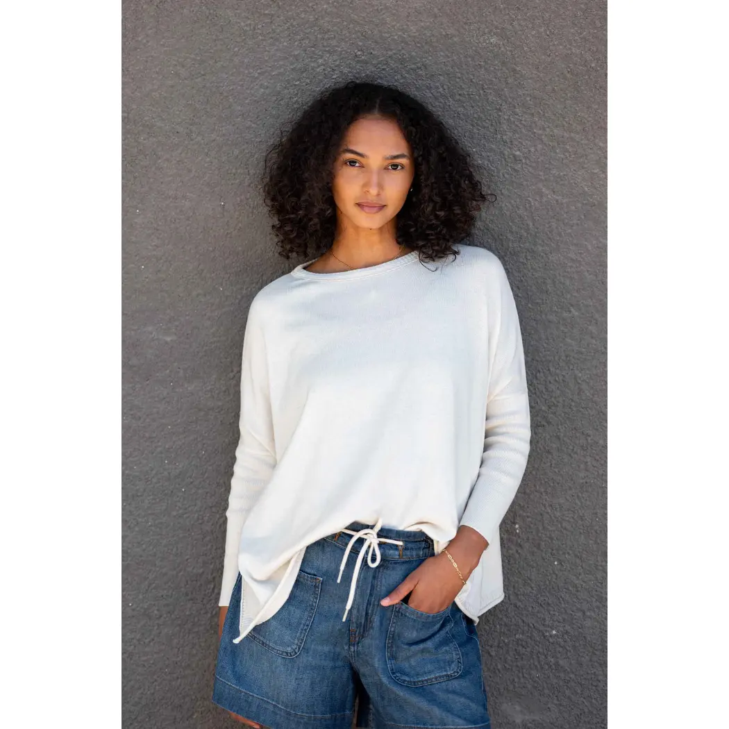 Catalina Cotton Crewneck Sweater