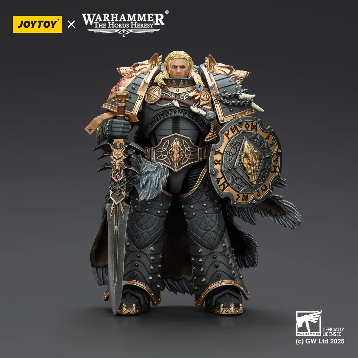 JOYTOY Warhammer 40k 1/18 Action Figures Anime 18cm Space Wolves Leman Russ Primarch of the VIth Legion JOYTOY Warhammer 40k 1/18 Action Figures Anime 18cm Space Wolves Leman Russ Primarch of the VIth Legion