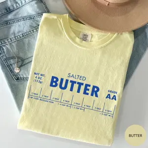 Comfort Colors Salted Butter T-shirt, Funny Baking Shirt, Salted Butter Tshirt, Baker Gift, Foodie Gift T-Shirt Unisex