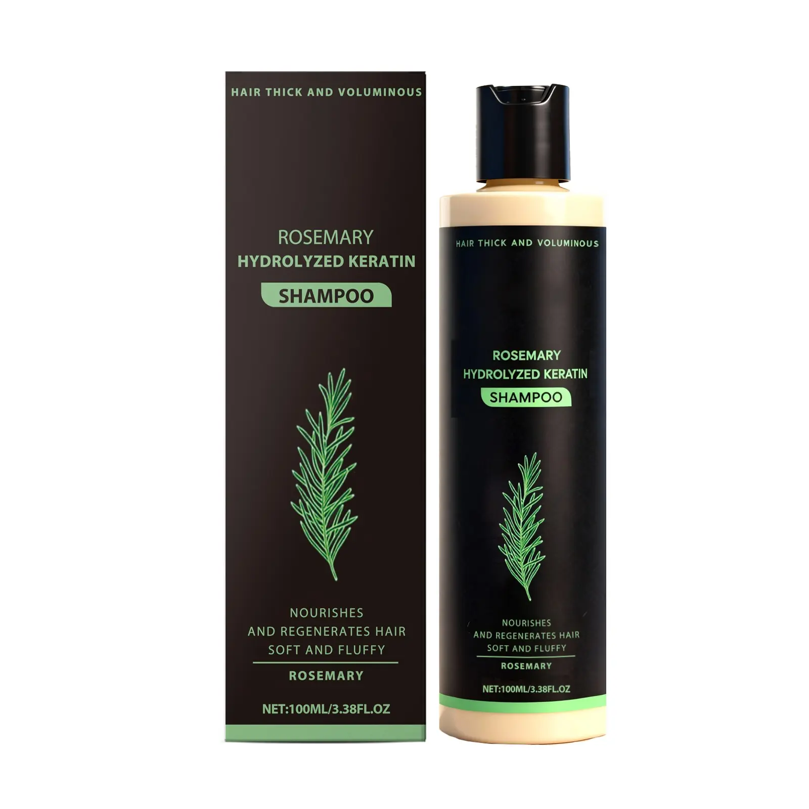 AMZ Gentle Rosemary Hair Thickening Shampoo Refreshing Safe Ingredients Suitable For Daily Use All Hair Textures