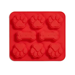 Silicone Bone + Paw Treat Tray
