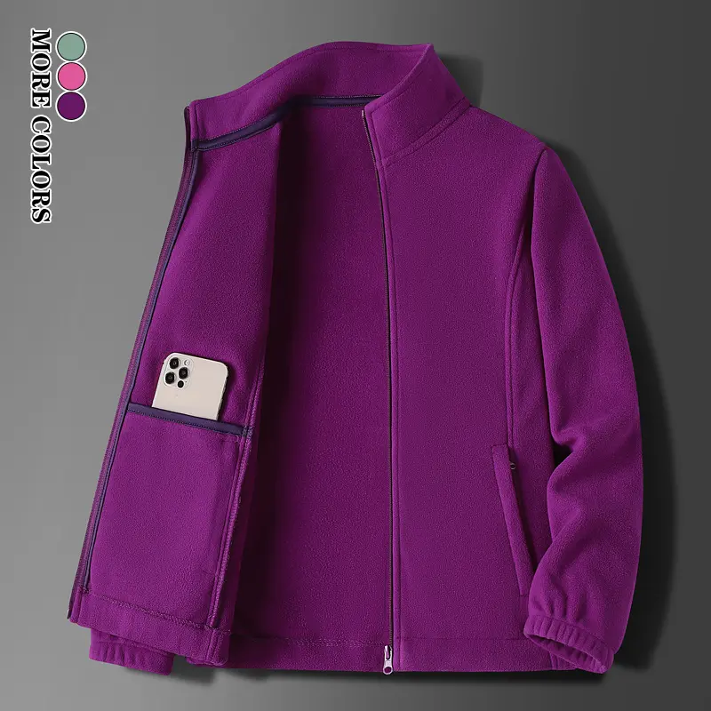 Women’s Solid-Color Stand-Collar Long-Sleeve Lightweight Casual Outdoor Coats for Spring and Autumn