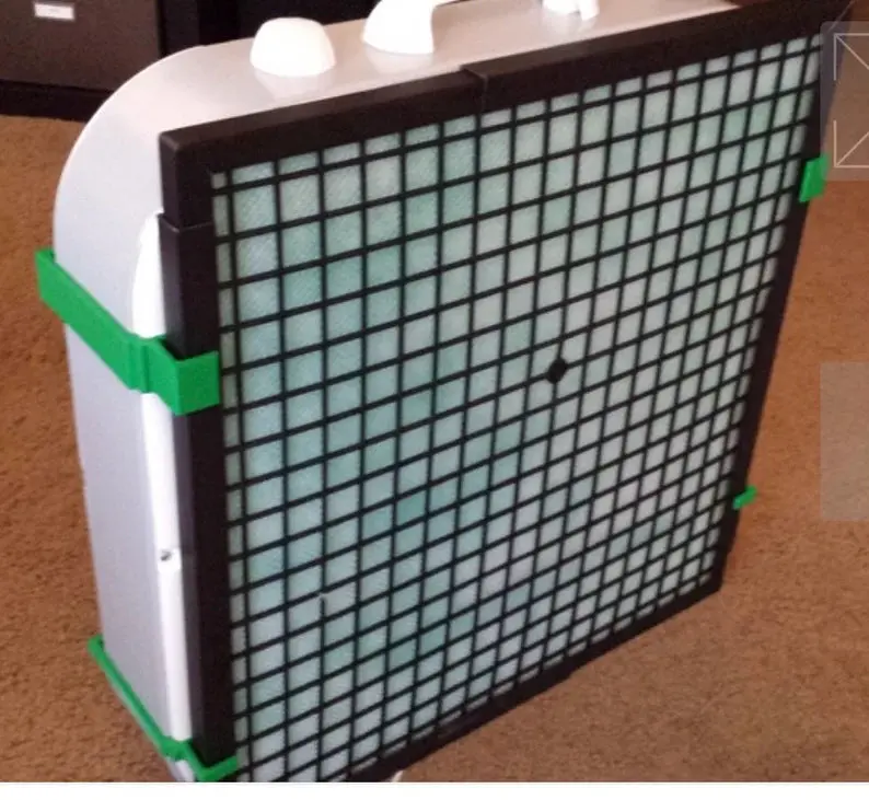 20 inch box fan air filter Clips (Filter Not Included)