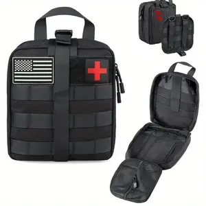 Molle medical pouch ifak bag first aid kit tactical pouch empty emt med belt pouch rip away small rescue trauma pouches