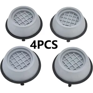 4PCS Anti-Vibration Washing Machine Support Anti-Slip Rubber Feet Base Pads Mat US