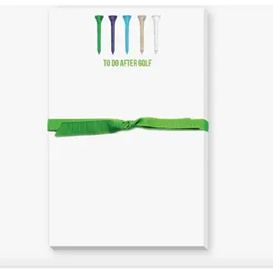 To Do After Golf Large Notepad