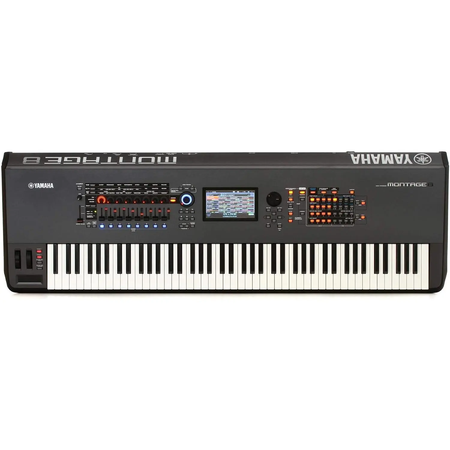 Yamaha Montage8 88-key Synthesizer Workstation, Black
