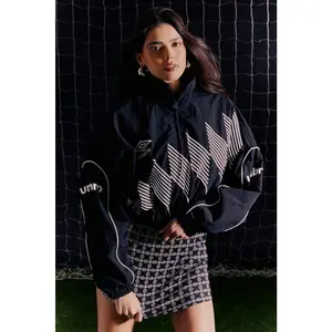 Umbro Windbreaker Cropped Jacket - Black T