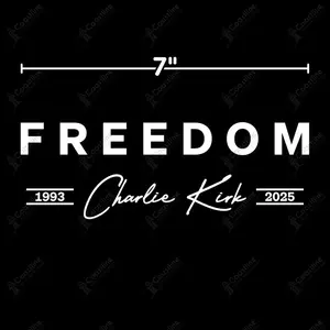 FREEDOM Charl1e K1rk Decal Sticker