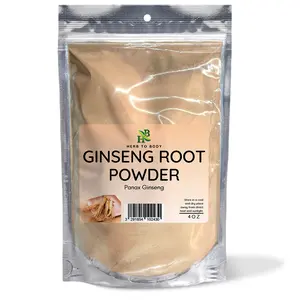 Herb To Body Ginseng Root Powder | Panax Ginseng | Wildcrafted | 4oz