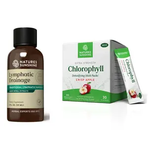 Debloat/Detox Duo: Apple Chlorophyll & Lymphatic Drainage Supplement