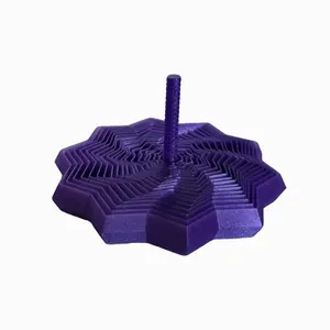 4.5" Medium 3D Print Fidget Expandable Multi Color (Nebula Purple) Star with Handle for Stress Relief or Fun Desk Toy Adult Child Gift #20