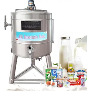 Kolice Commercial 100L Milk Pasteurizer Pasteurization Machine Sterilization Dairy Pasteurizer for Milk, Ice Cream Mix., Juice, Beer-220V, 3 Gear Pasteurization Control, Double Layers,No Freezing