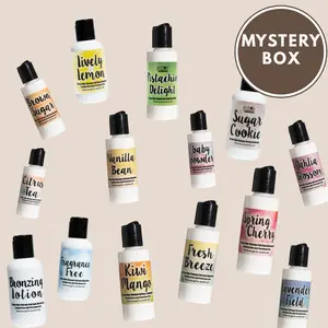 The Lotion Company Mystery Box – 4 Random 2 oz Travel-Size Body Lotions – Perfect for On-the-Go