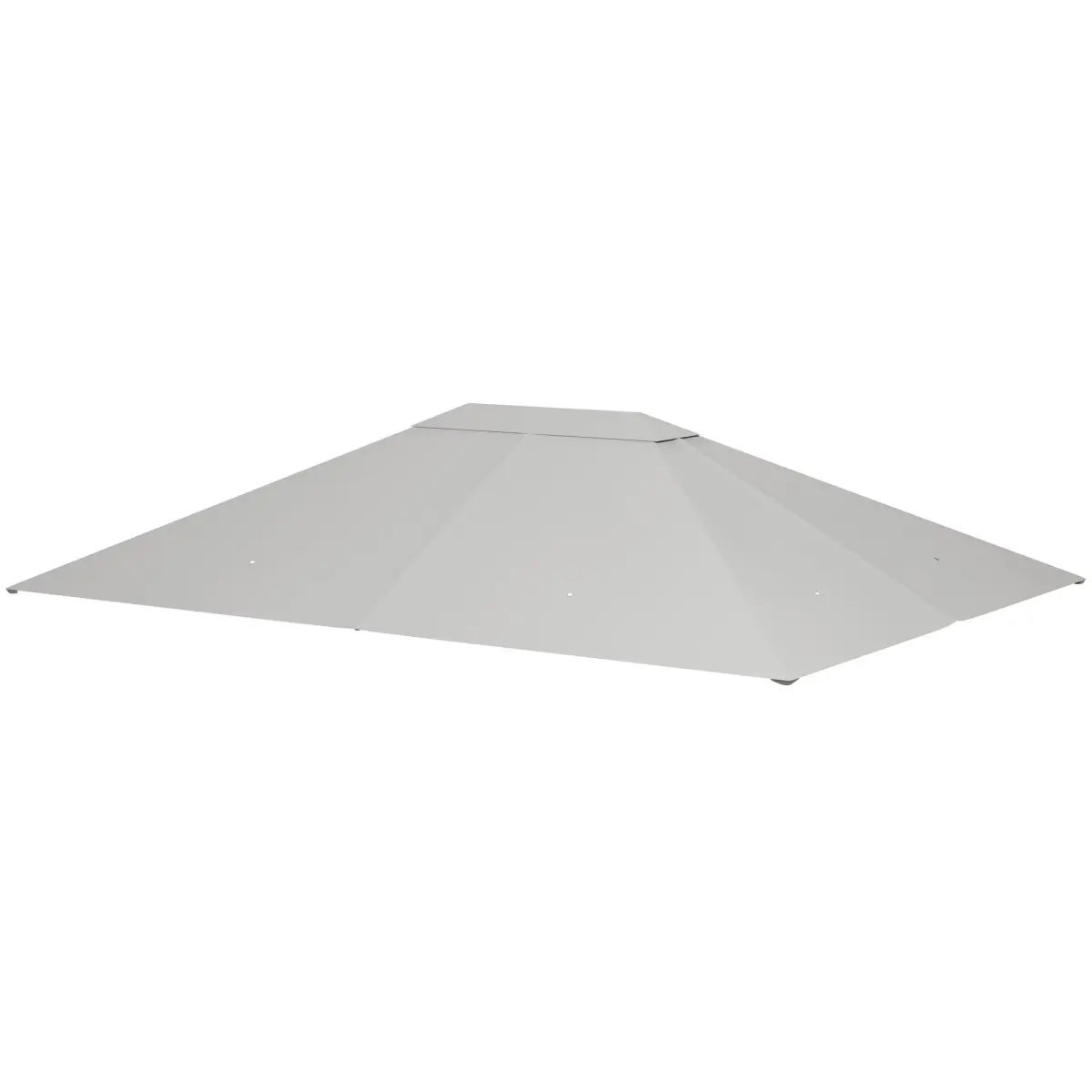 212 Main 84C-487V00LG 10 x 13 ft. Outsunny Gazebo Canopy, Light Gray