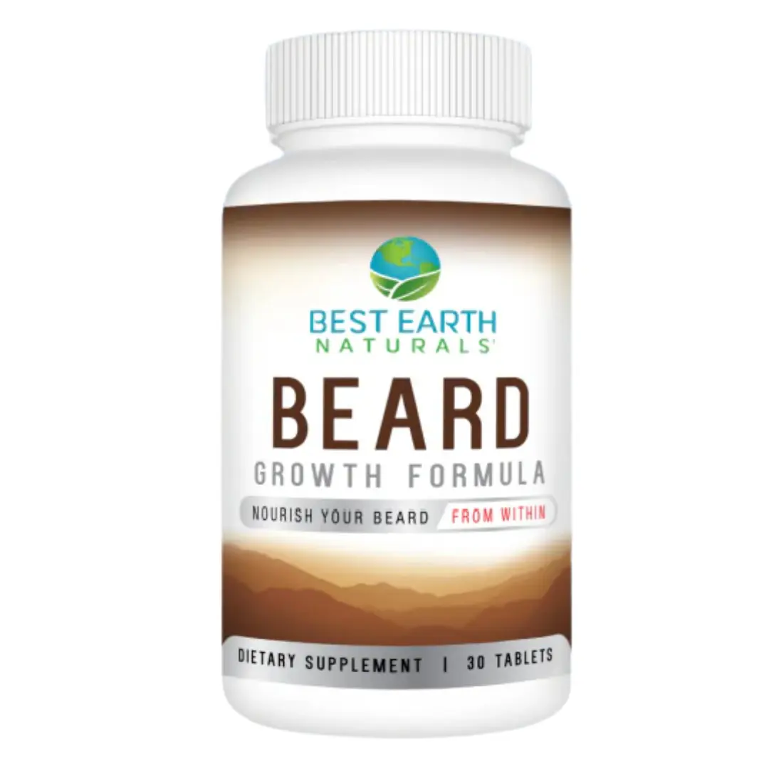 Beard Growth Vitamins for Men