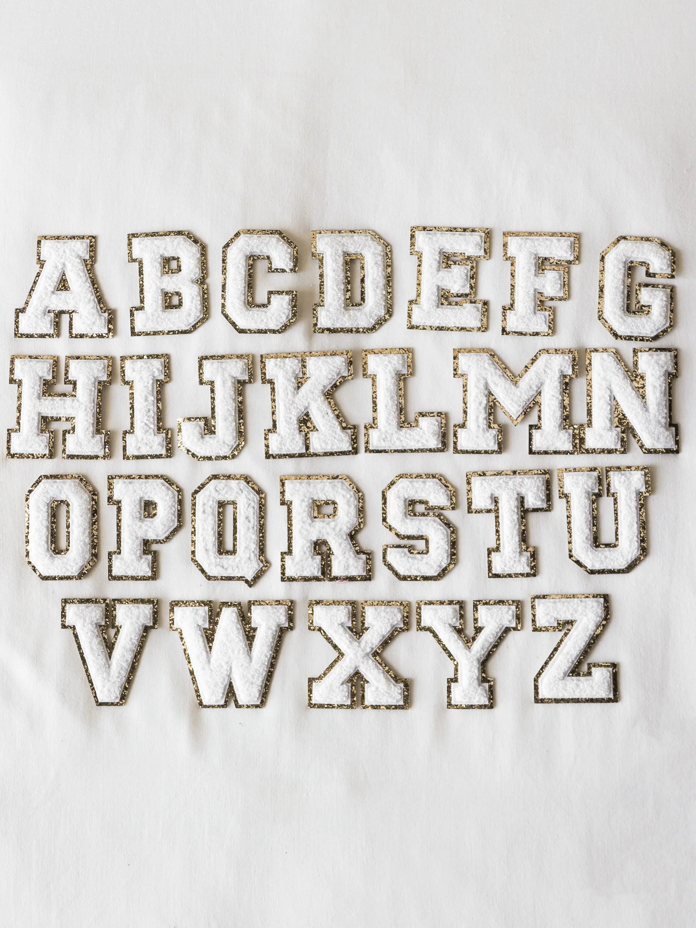 Letter Patch - White Letter Patch - White
