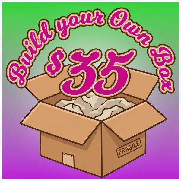 $35 Customizable Toy or Figure Build-Your-Own Box, Novelty Item for Toys& Hobbies Enthusiasts