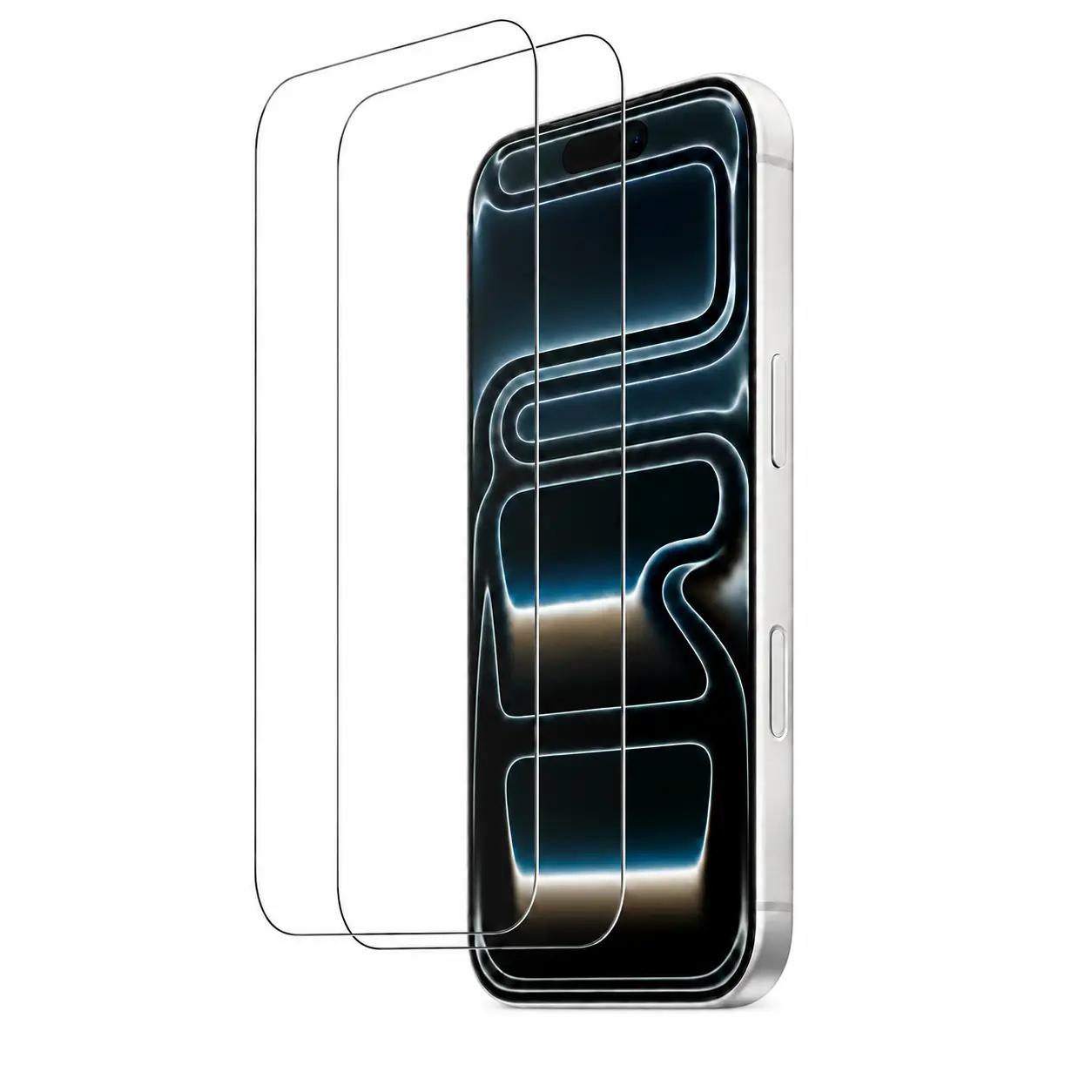TORRAS Full-View Screen Protector for iPhone – HD Clear / AR Anti-Reflective, No Covered Pixels, Slim & Smooth Tempered Glass