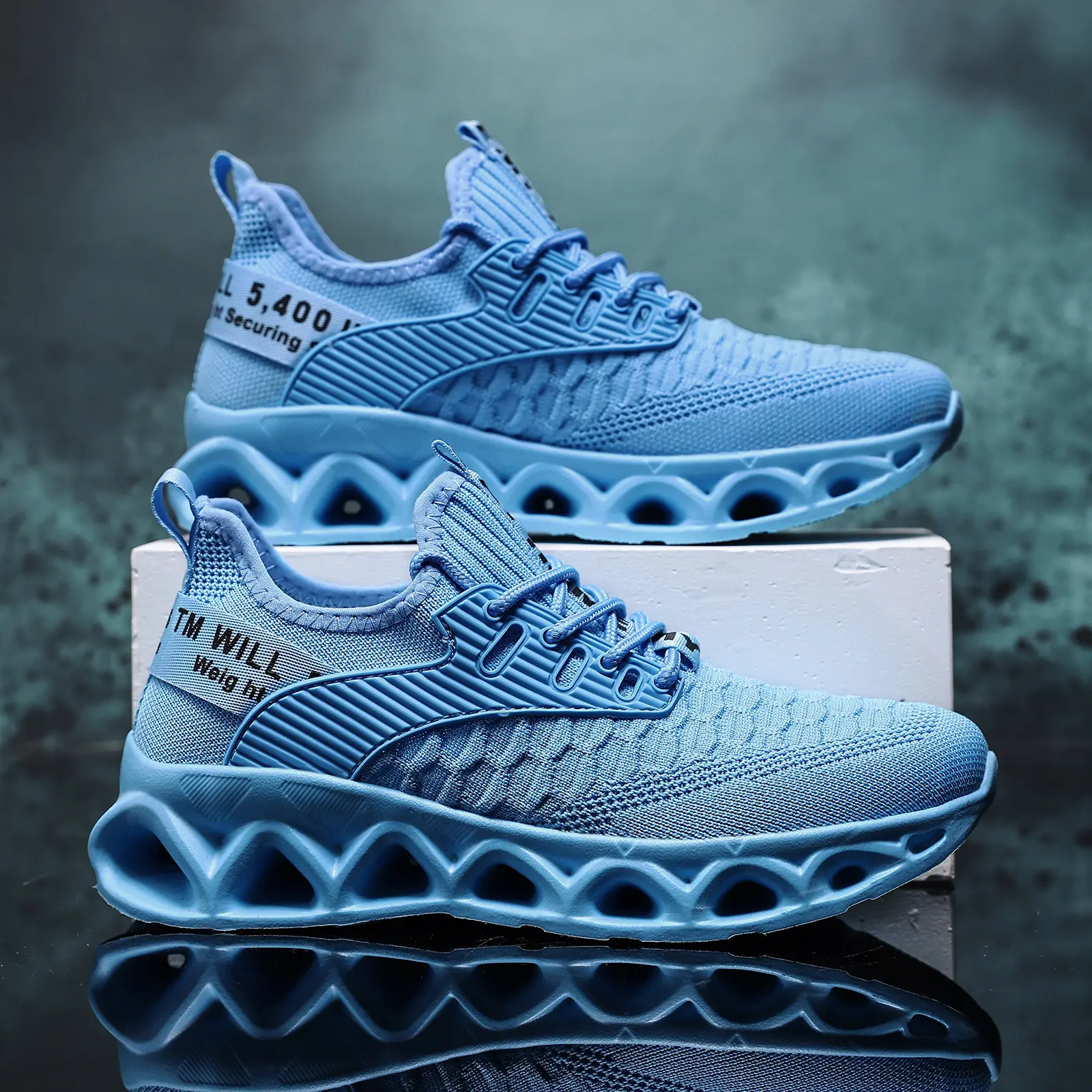 2025 new glossy sports women's shoes large size lightweight soft-soled walking shoes mesh breathable road running shoes platform comfortable yoga dance shoes 21332612