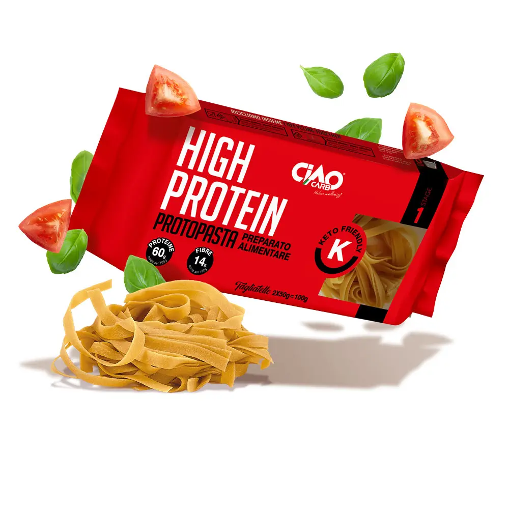 Tagliatelle Pasta 100g tub (2 nests of 50g) (Stage 1 Protein Focused)