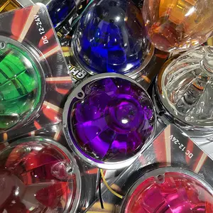 LED Watermelon Lights Clear Lens Amber LED Side Marker Lights