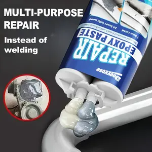 Doeyvose Car Adhesive Repair Kit, Fast Drying Ab Formula, Suitable for Bumpers, Dashboards & Pipes, 82g/2.89oz, Automotive Metal & Plastic Fixing