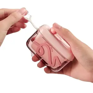 Automatic Floss Dispenser Portable Mini Lightweight Dental Flosser Ultra-Fine Toothpick Storage Box Home Use, Travel-Ready Oral Care Solution, Dental Accessories