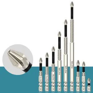 Multi-spec set, K5 anti-slip impact screwdriver bit kit, strong magnetic high-hardness cross head, multifunctional screwdriver