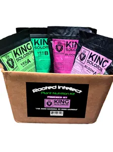 Rooted Intellect Nutrient kit for Autoflower and Photoperiod Plants - Powered by King Solomon Nutrients