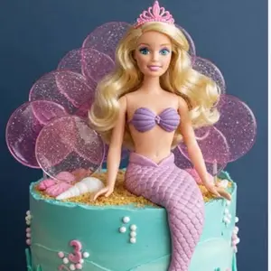 ‍️ Doll Cake Pick – Mermaid Cake Topper | $9.99